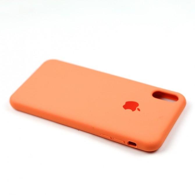 Чехол силиконовый для iPhone Xs Max Светло Персиковый-3