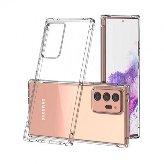 Чехол Durable TPU case 1.5mm for Samsung Note 20 Ultra (усиленные углы) Прозрачный