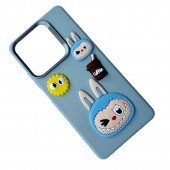 Чохол TPU Leather Toys для Xiaomi Note 13 Pro 5G/ Poco X6 (Labubu / Blue) Чохол TPU Leather Toys для Xiaomi Note 13 Pro 5G/ Poco X6 (Labubu / Blue)