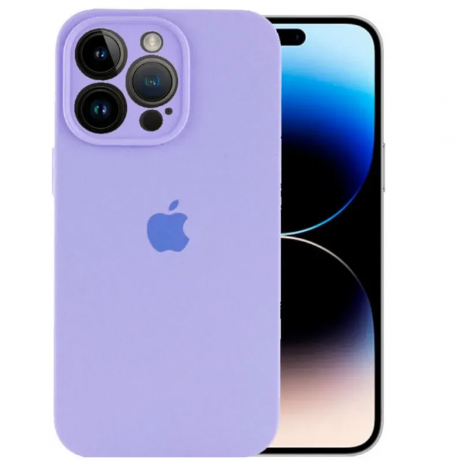 Силіконовий чохол для iPhone 12 Pro Лавандовий FULL-1