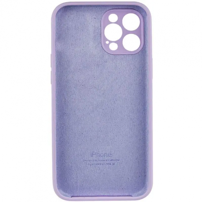 Силіконовий чохол для iPhone 12 Pro Лавандовий FULL-2
