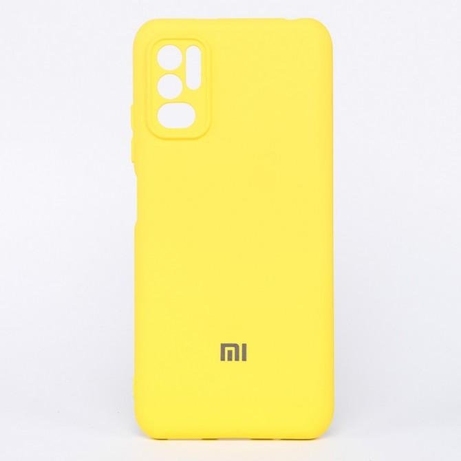 Чехол Original Soft Case Xiaomi Redmi Note 10 5G/Poco M3 Pro Желтый FULL