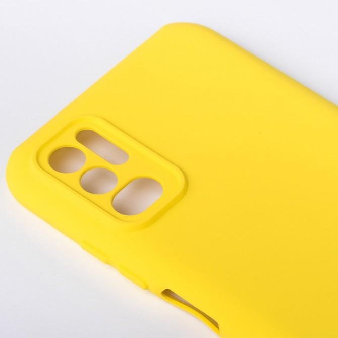 Чехол Original Soft Case Xiaomi Redmi Note 10 5G/Poco M3 Pro Желтый FULL-3