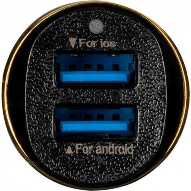 АЗУ Gelius Ultra Voyager GU-CC02 2USB 2.4A + Cable MicroUSB Black