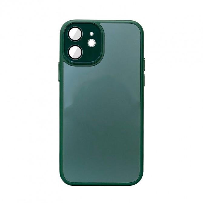 Чехол TPU+Glass Sapphire Midnight для Apple iPhone 11 (6.1") Темно Зеленый