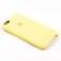 Чехол силиконовый для iPhone 6/6s Светло Жёлтый