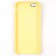 Чохол силіконовий для iPhone 5/5s/SE Світло Жовтий