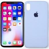 Чехол силиконовый для iPhone Xr Сиреневый