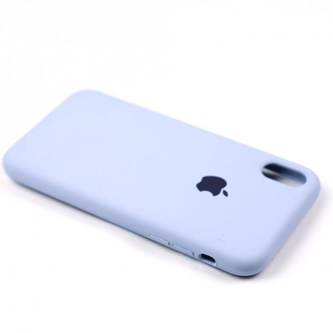 Чехол силиконовый для iPhone Xr Сиреневый-3