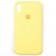 Чохол силіконовий для iPhone Xr Світло Жовтий