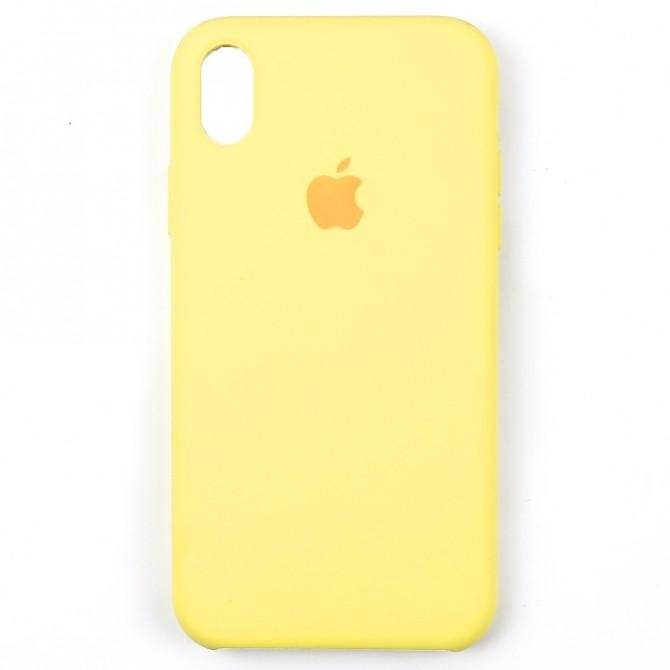 Чохол силіконовий для iPhone Xr Світло Жовтий-1