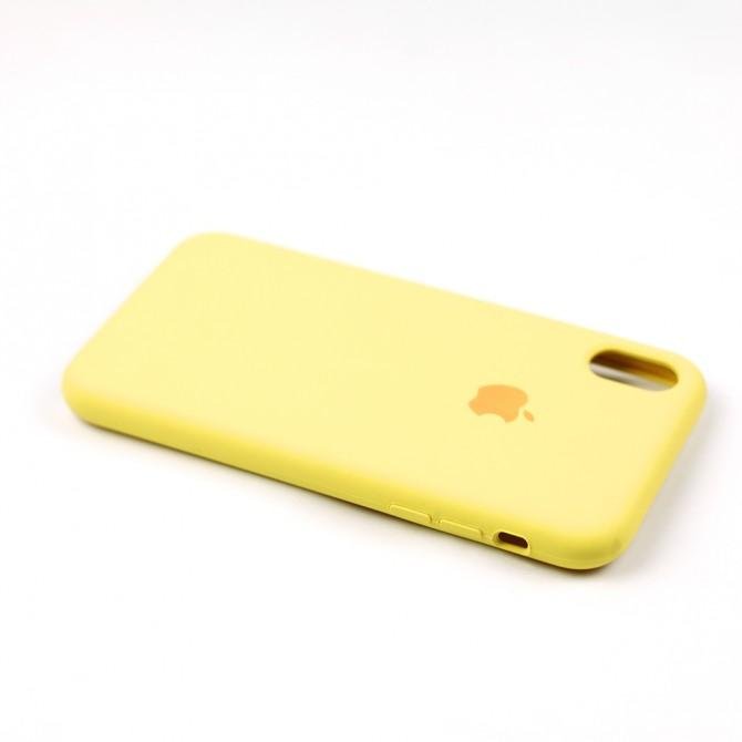 Чохол силіконовий для iPhone Xr Світло Жовтий-3