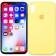 Чохол силіконовий для iPhone X/Xs Світло Жовтий
