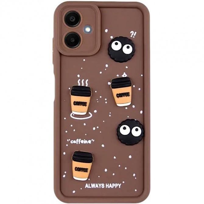 Чехол TPU Toys Case для Samsung Galaxy A06 (Brown / Always Happy)