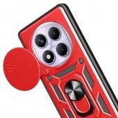 Чехол HONOR Hard Defence Series Xiaomi Redmi Note 14 Pro Plus Red (with Camshield and magnet)