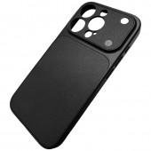 Накладка PC+Leather для iPhone 15 Pro Max Чорний