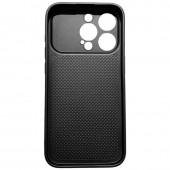 Накладка PC+Leather для iPhone 15 Pro Max Чорний