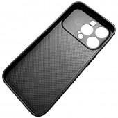 Накладка PC+Leather для iPhone 15 Pro Max Чорний