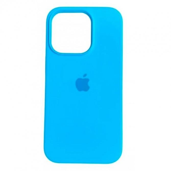 Силіконовий чохол для iPhone 16 Pro Blue FULL