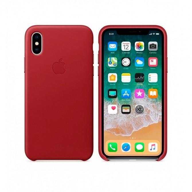 Чехол X-Level Leather series iPhone Xr Red