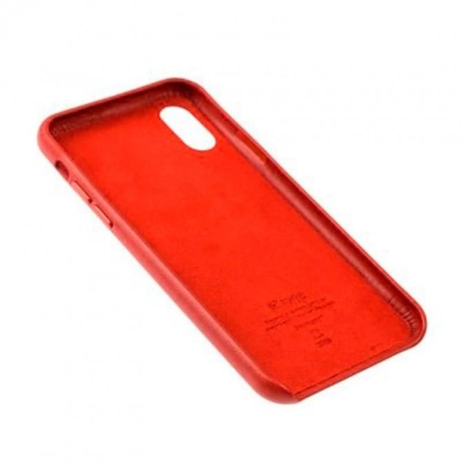 Чехол X-Level Leather series iPhone Xr Red-2