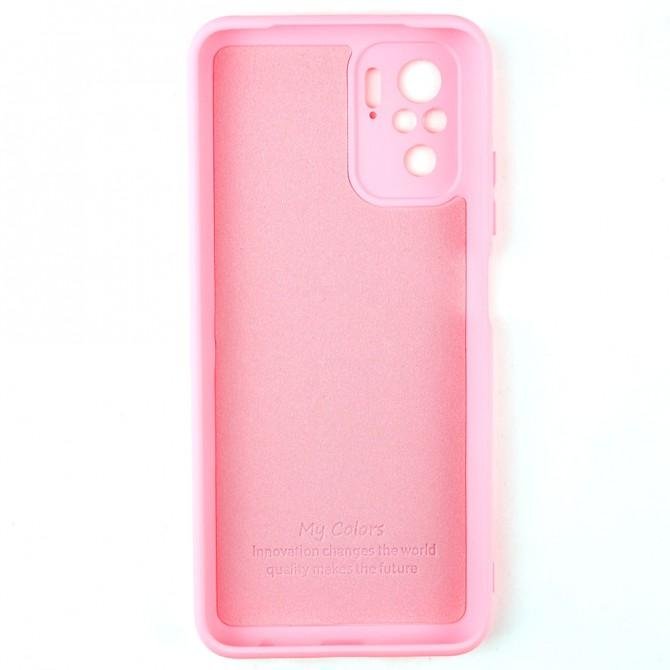 Чехол Soft Case для Xiaomi Redmi Note 10 Розовый FULL-2
