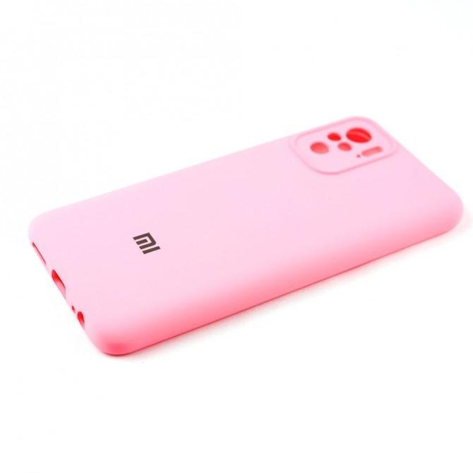 Чехол Soft Case для Xiaomi Redmi Note 10 Розовый FULL-4