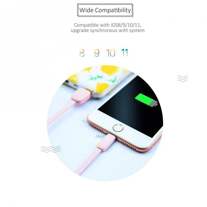 Кабель Usams U6 US-SJ228 Lightning Белый-1