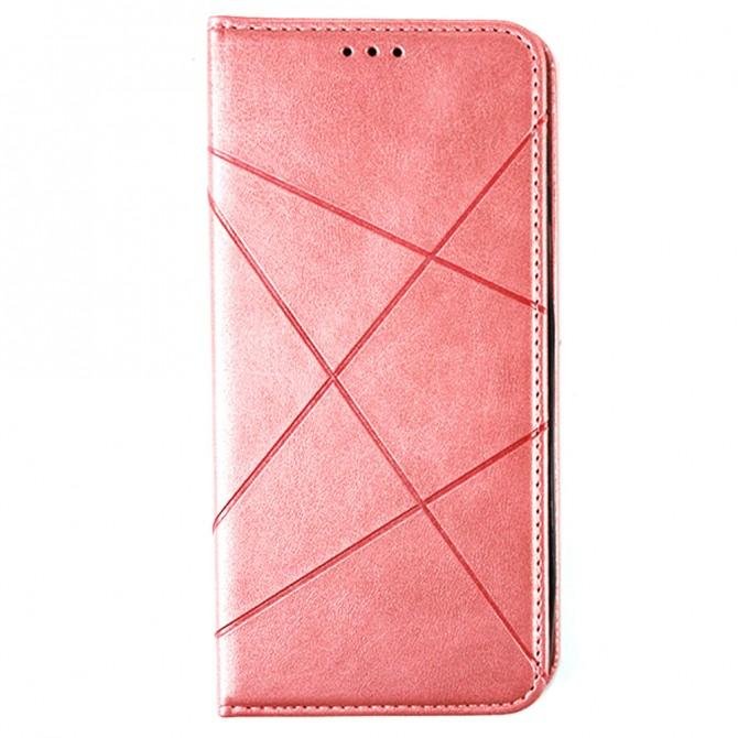 Чохол-книжка Lines Leather для Samsung A125 Galaxy A12 Pink-1