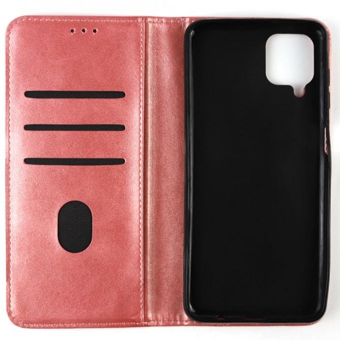 Чохол-книжка Lines Leather для Samsung A125 Galaxy A12 Pink-2