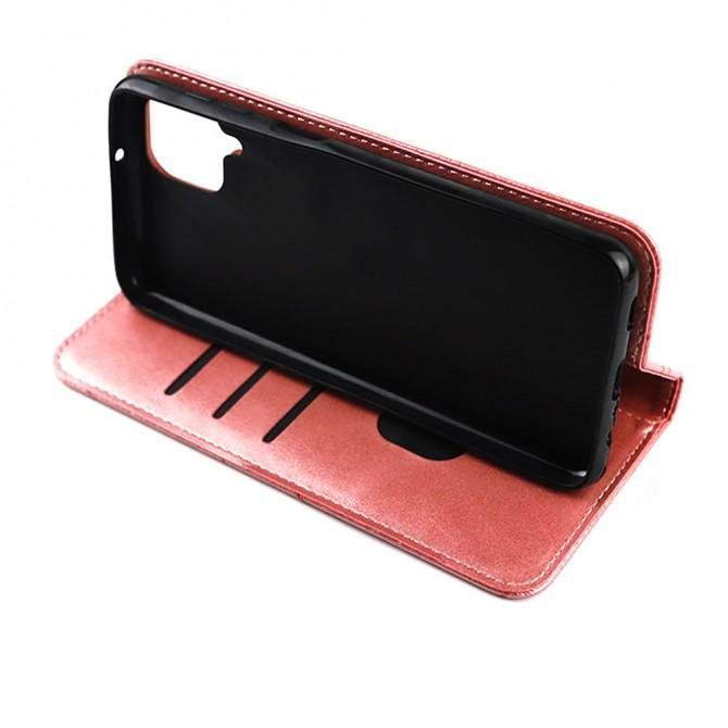 Чохол-книжка Lines Leather для Samsung A125 Galaxy A12 Pink-4