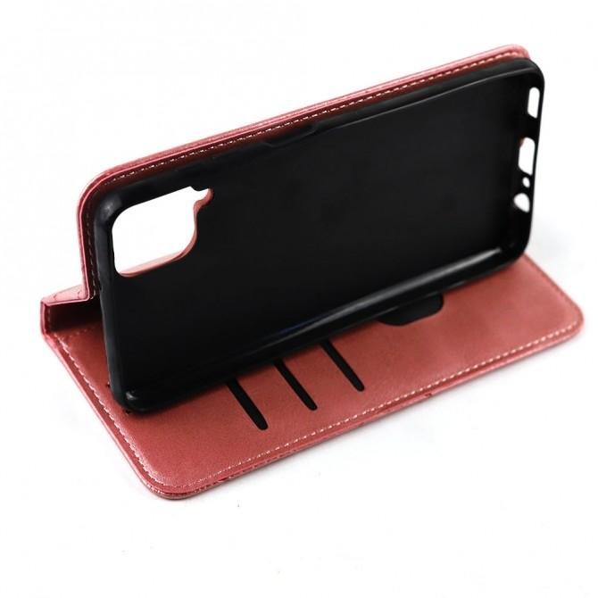 Чохол-книжка Lines Leather для Samsung A125 Galaxy A12 Pink-5