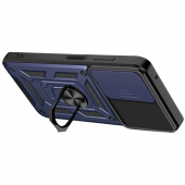 Чехол HONOR Hard Defence Series Samsung A576 Galaxy A57 5G Blue (with Camshield and magnet)