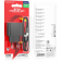 Мережевий зарядний пристрій 1USB Borofone BAS12A Erudite 18W/ QC3.0 Black + Type-C cable