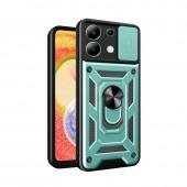 Чехол HONOR Hard Defence Series Xiaomi Redmi Note 13 4G Green (with Camshield and magnet)