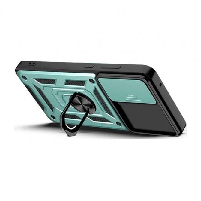 Чехол HONOR Hard Defence Series Xiaomi Redmi Note 13 4G Green (with Camshield and magnet)-1