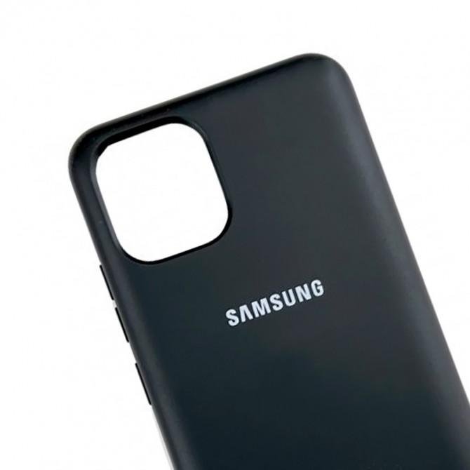 Чехол Original Soft Case Samsung A035 Galaxy A03 Черный FULL-2
