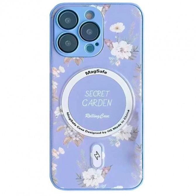 TPU+PC чохол Secret Garden with MagSafe для Apple iPhone 12 Pro (6.1") Lilac