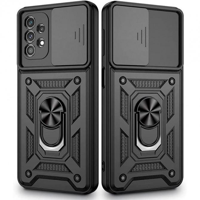 Чехол-накладка HONOR Hard Defence Series Samsung A336 Galaxy A33 Black (with Camshield and magnet)