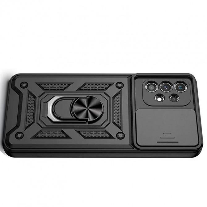 Чехол-накладка HONOR Hard Defence Series Samsung A336 Galaxy A33 Black (with Camshield and magnet)-2