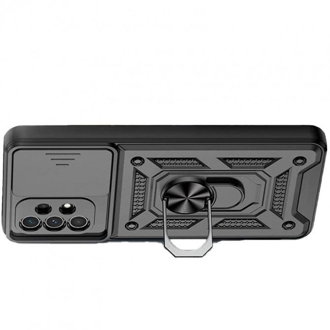 Чехол-накладка HONOR Hard Defence Series Samsung A336 Galaxy A33 Black (with Camshield and magnet)-3