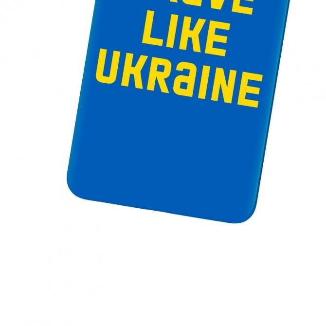 Чехол it`s Print series для Samsung G990 Galaxy S21 FE (Durable TPU) Be Brave Like Ukraine-3