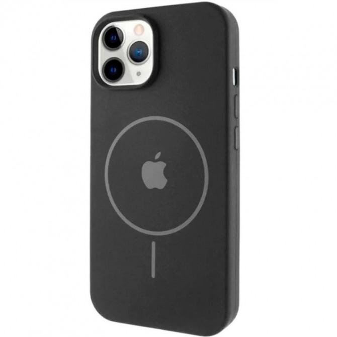 Чехол силиконовый MagSafe для Apple iPhone 11 Pro Black