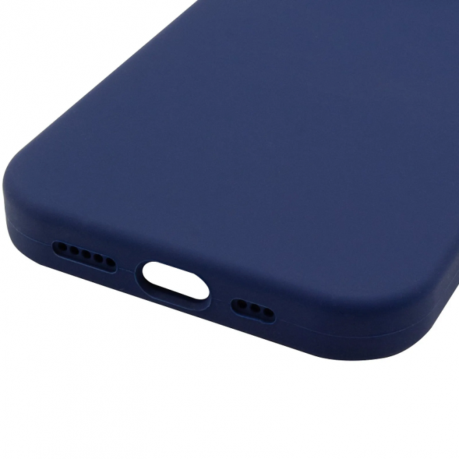 Силіконовий чохол для iPhone 12 Pro/12 Deep navy FULL (NO LOGO)-3