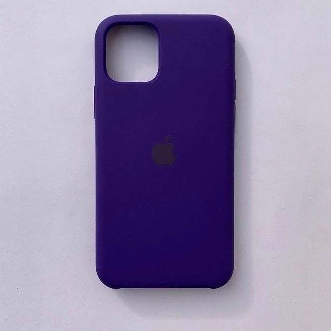 Чехол силиконовый для iPhone 12 /12 Pro Темно Фиолетовый-3