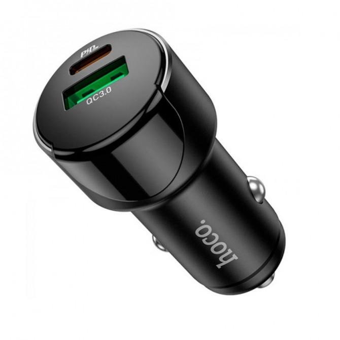 Автомобильное зарядное устройство Hoco Z42 Black-2