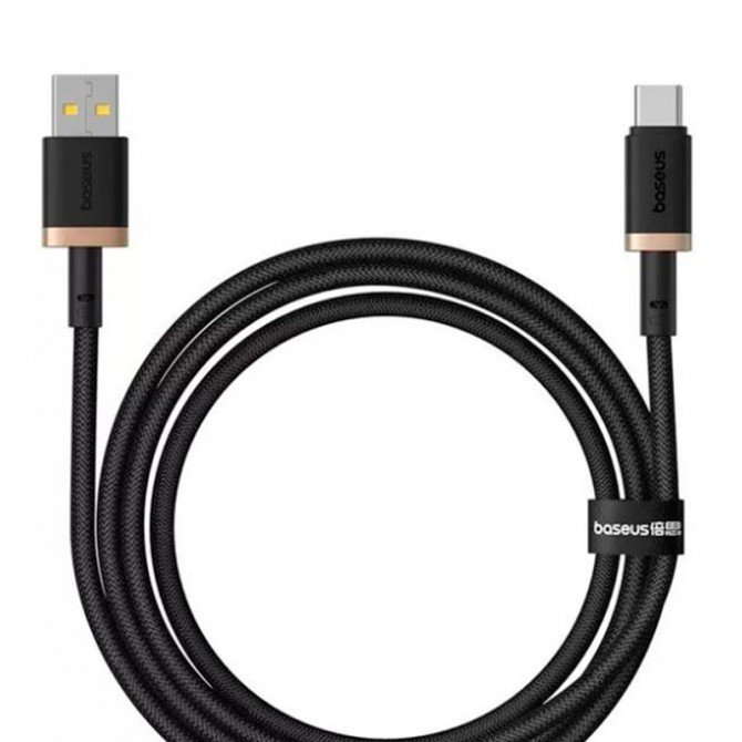USB Кабель Baseus Dura Type-C 60W Black 1m