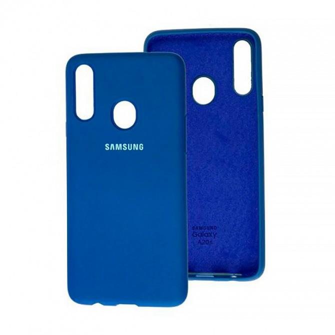 Чехол Soft Case Samsung A207 Galaxy A20s 2019 Ярко Синий