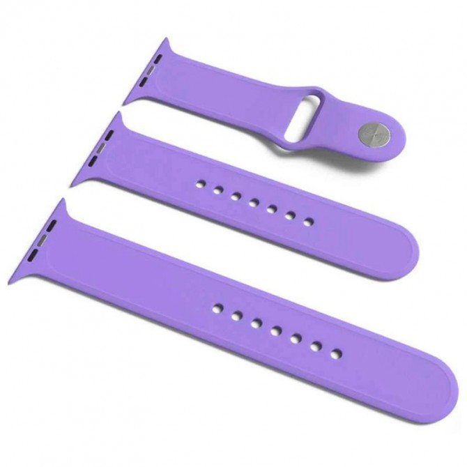 Ремінець для Apple Watch 42/44/45/46/49mm Sport Band 3 pcs (S/M & M/L) Dasheen