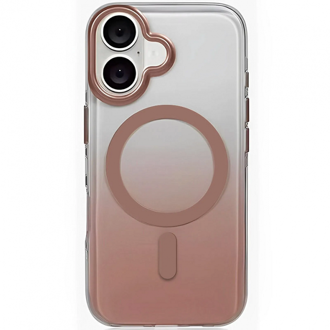 Чохол TPU+PC Phantom with MagSafe для Apple iPhone 17 (6.3") Golden